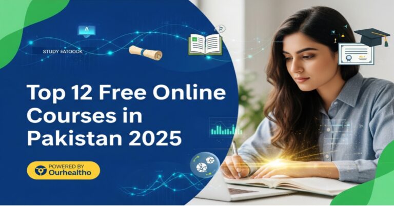 Top 12 Free Online Courses in Pakistan 2025 with Certificates | Ourhealtho