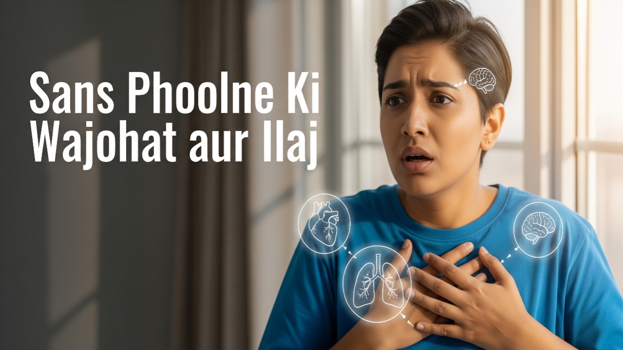 Sans Phoolne Ki Wajohat aur Ilaj – Shortness of Breath, GERD, Iron Deficiency & Anxiety Image