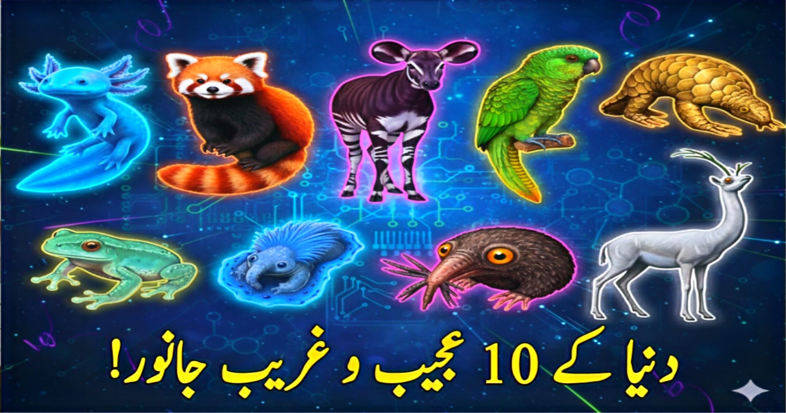 دنیا کے عجیب و غریب جانور