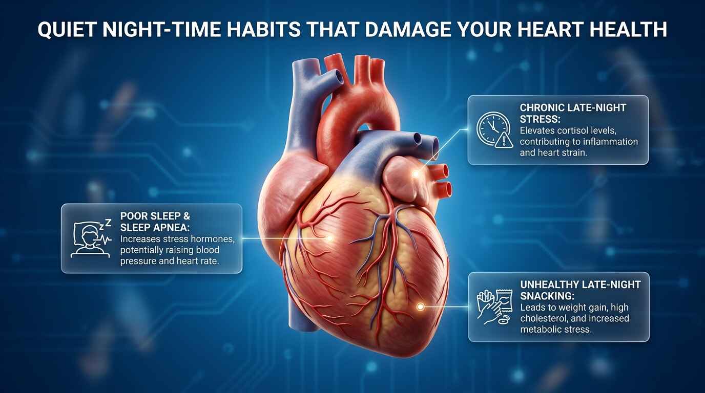 Night-Time Habits That Quietly Damage Your Heart
